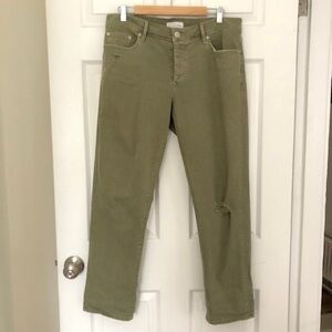 LOFT Olive Green Casual Pants